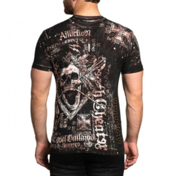 Футболка Affliction Brooklyn Sinners Ellis Wash