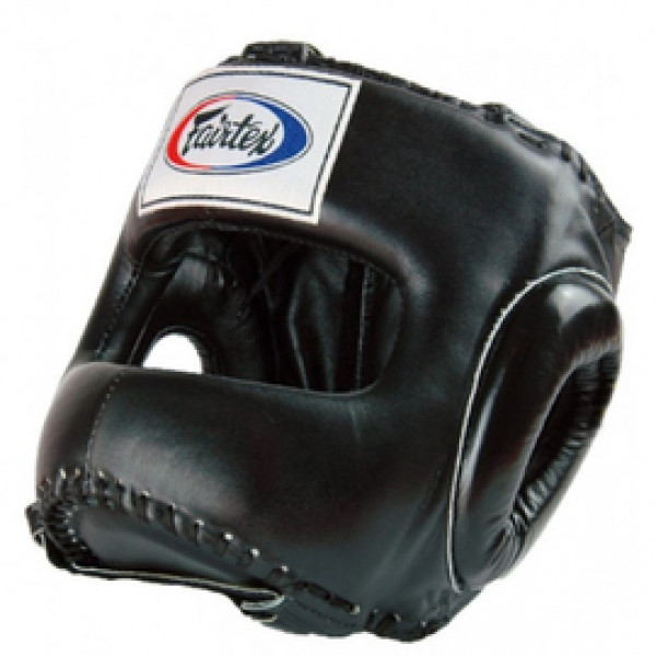 Боксерский шлем Fairtex HG4 Full Face Headgear Black