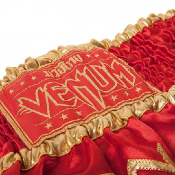 Шорты для тайского бокса Venum Korat Muay Thai - Red Gold