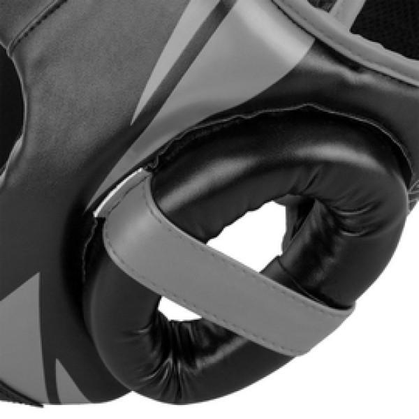 Шлем Venum Challenger Open Face Headgear Black/Grey