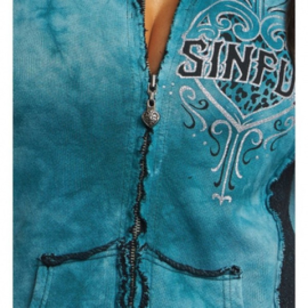 Женская толстовка Sinful Blitzkrieg Panel Zip Hood
