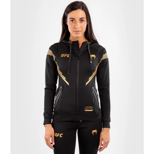 Женская толстовка Venum Authentic UFC FightNight Black Gold