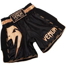 Шорты для тайского Venum Giant Muay Thai Shorts Black Gold