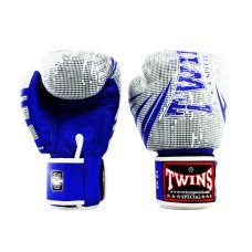 Боксерские перчатки Twins Fancy FBGVL3-TW5 Blue White