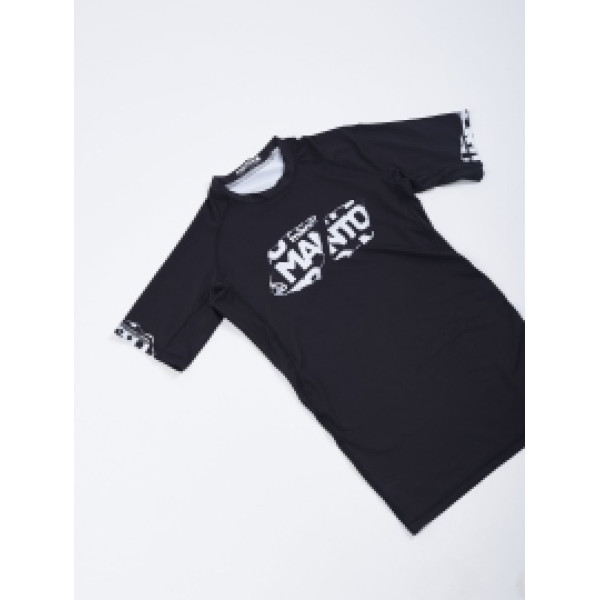 Рашгард MANTO Torn Shortsleeve Black