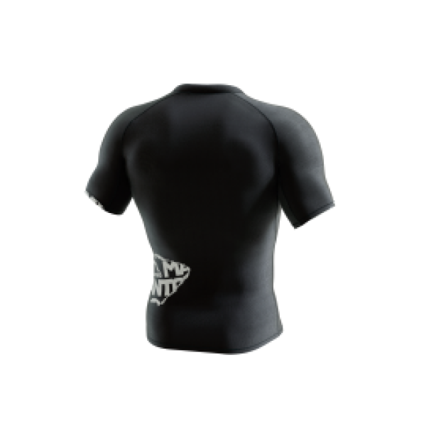 Рашгард MANTO Torn Shortsleeve Black