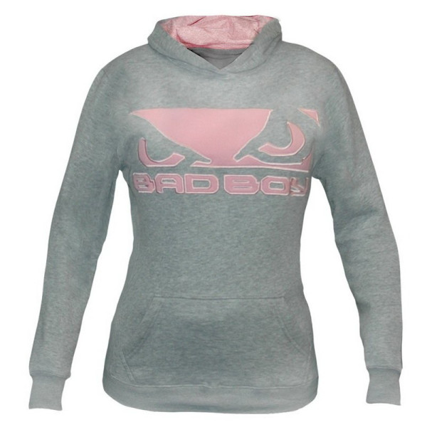 Женская толстовка Bad Boy Womans Fleece Hoodie Grey