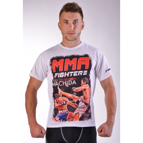 Футболка BERSERK UFC FIGHTERS MACHIDA white