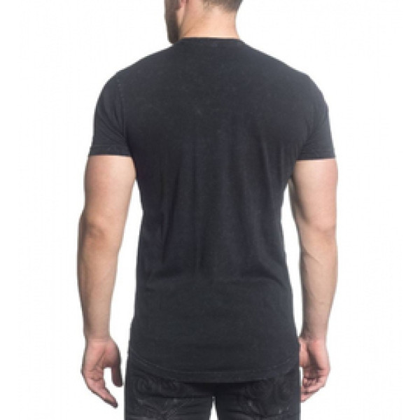 Футболка Affliction Standard Supply Black Lava Wash
