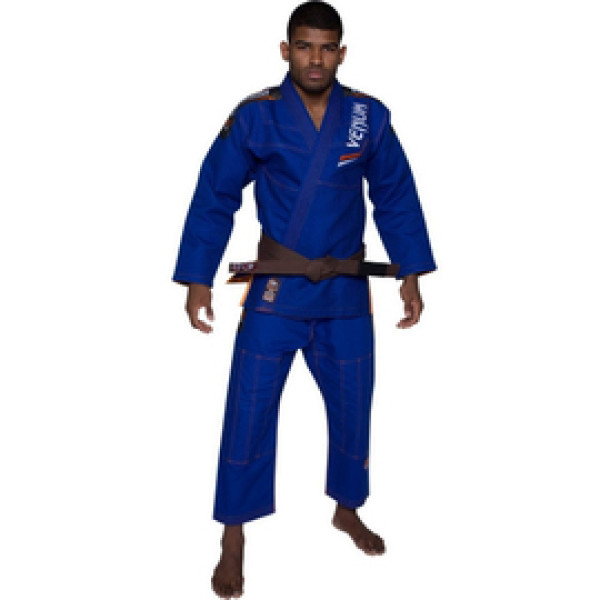 Кимоно для джиу-джитсу Venum Elite BJJ GI Royal Orange