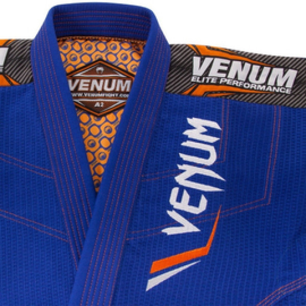 Кимоно для джиу-джитсу Venum Elite BJJ GI Royal Orange