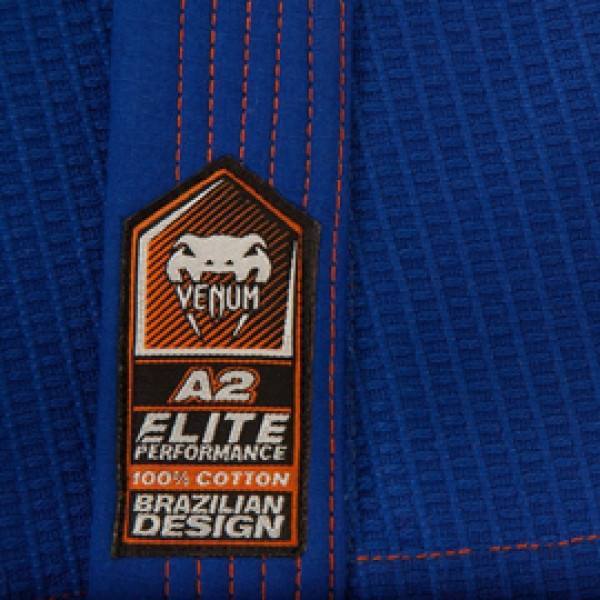 Кимоно для джиу-джитсу Venum Elite BJJ GI Royal Orange