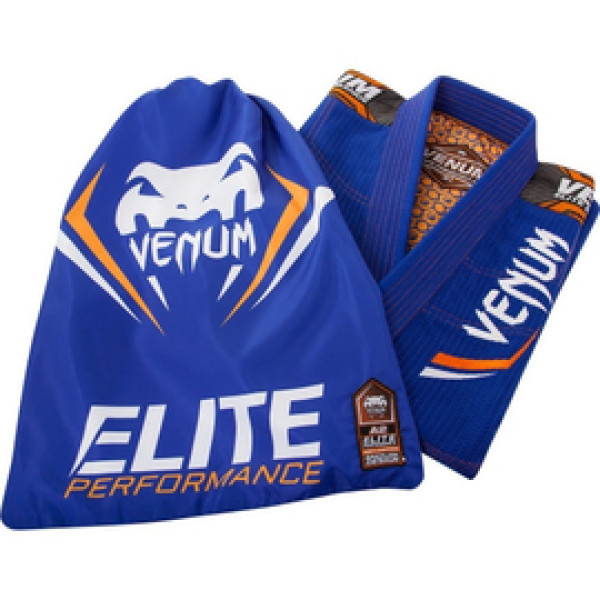 Кимоно для джиу-джитсу Venum Elite BJJ GI Royal Orange