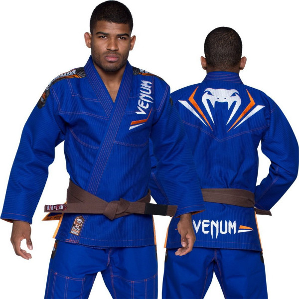 Кимоно для джиу-джитсу Venum Elite BJJ GI Royal Orange