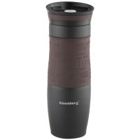 Термокружка Klausberg KB-7102 500мл. Чорно-Коричнева