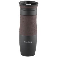 Термокружка Klausberg KB-7102 500мл. Чорно-Коричнева