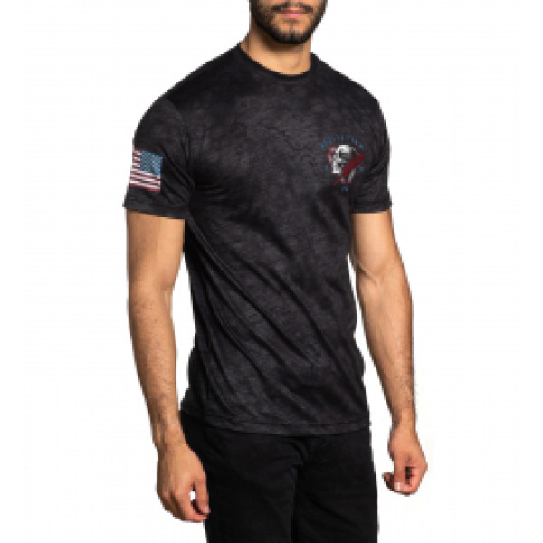 Футболка Affliction CK Tribunal A24272 Black Mass