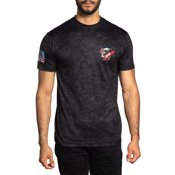 Футболка Affliction CK Tribunal A24272 Black Mass