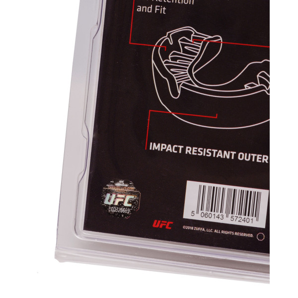 Капа боксерська OPRO Bronze UFC Hologram White (art.002258002)