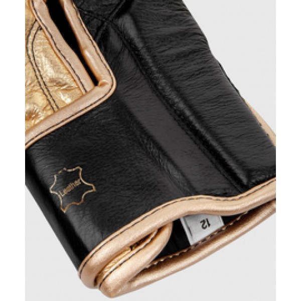 Боксерские перчатки Venum Giant 2.0 Pro Velcro Nappa Leather Black Gold