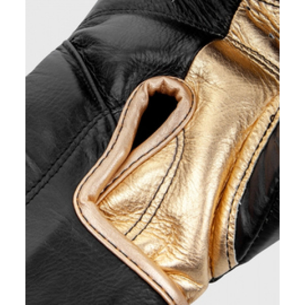 Боксерские перчатки Venum Giant 2.0 Pro Velcro Nappa Leather Black Gold