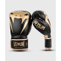 Боксерские перчатки Venum Giant 2.0 Pro Velcro Nappa Leather Black Gold