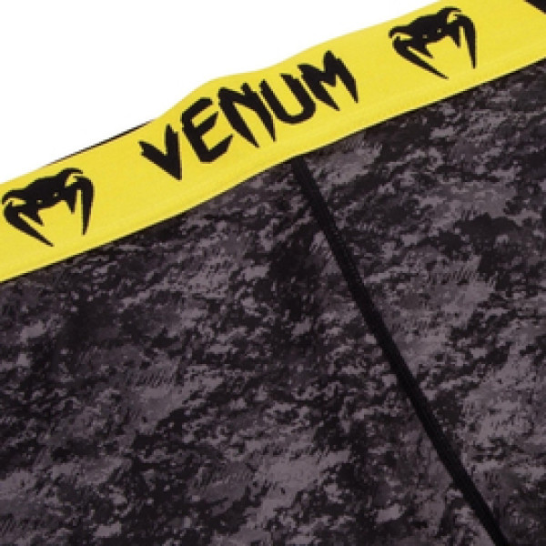 Компрессионные штаны Venum Tramo Spats Black Yellow