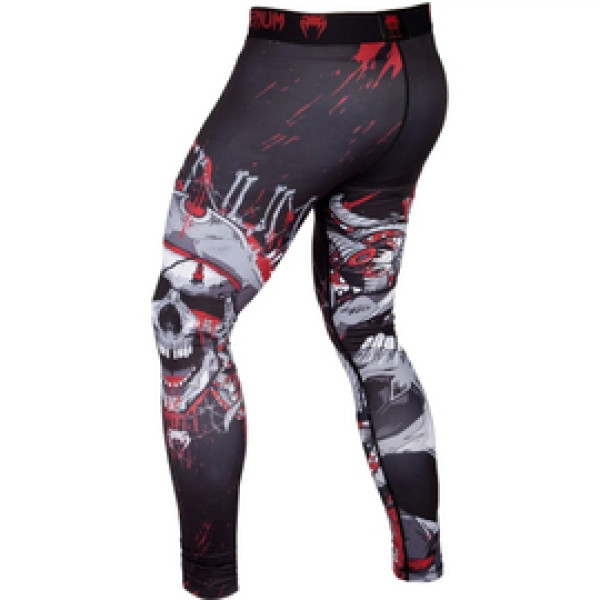Компрессионные штаны Venum Pirate 3.0 Spats Black Red