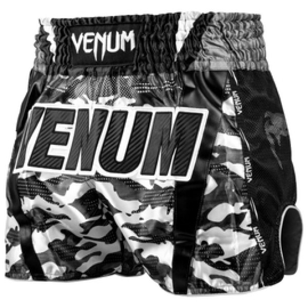 Шорты для тайского бокса Venum Full Cam Muay Thai Shorts Urban Camo Black