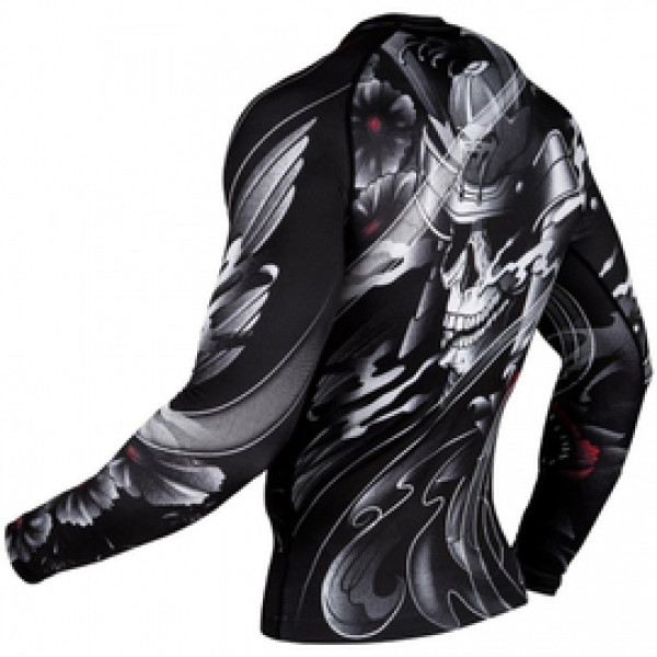 Рашгард Venum Samurai Skull Rashguard Long Sleeves Black