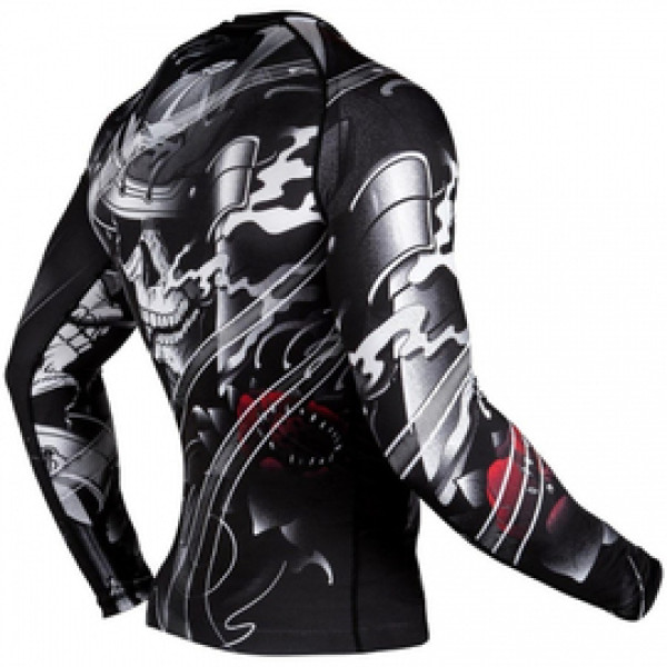 Рашгард Venum Samurai Skull Rashguard Long Sleeves Black