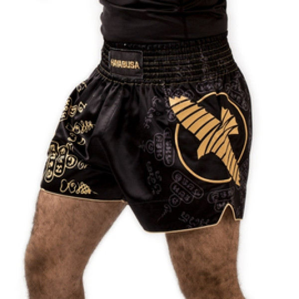 Шорты для тайского бокса Hayabusa Falcon Muay Thai Shorts Black