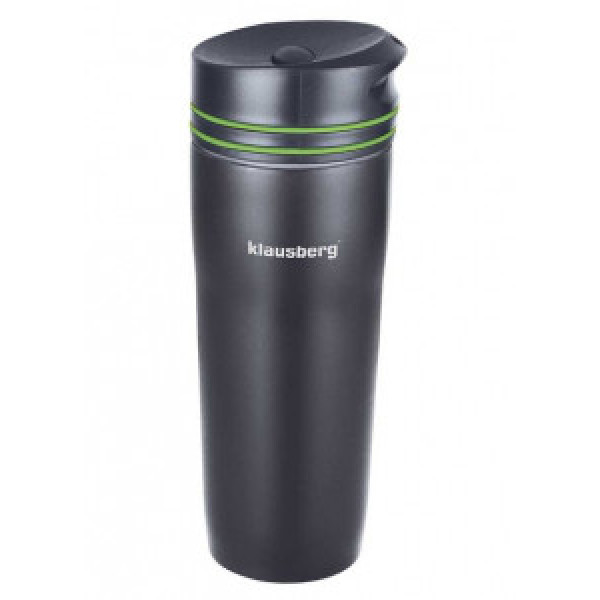 Термокружка Klausberg KB-7149 380мл Чорно-Зелена