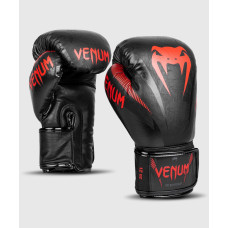 Боксерские перчатки Venum Impact Boxing Gloves Black Red