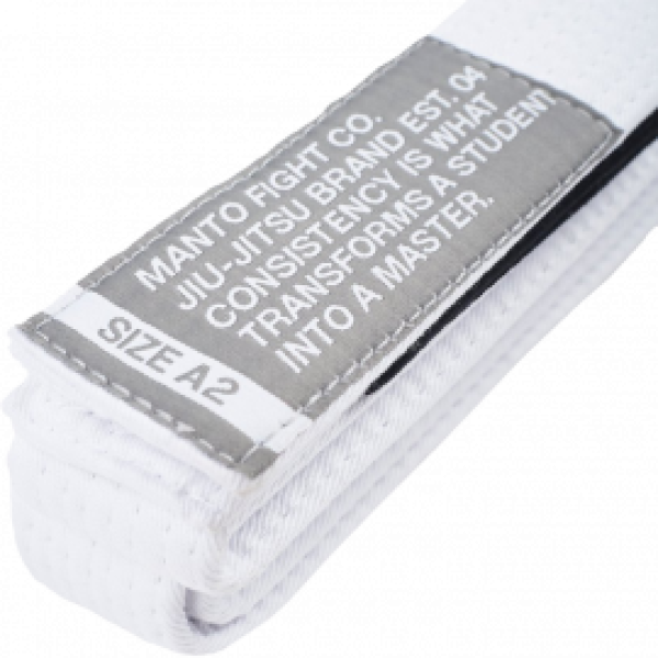 Пояс для кимоно MANTO MOTTO BJJ Belt White