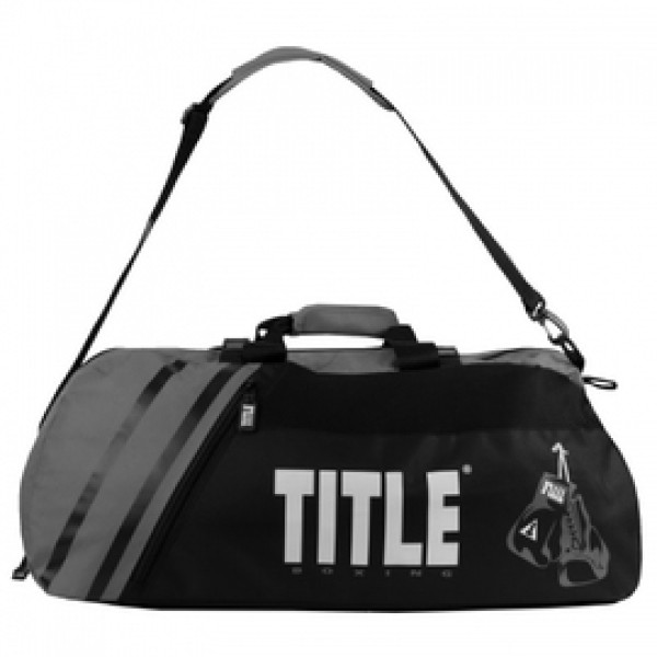 Cумка-рюкзак TITLE World Champion Sport Bag/Back Pack 2.0 Black Grey
