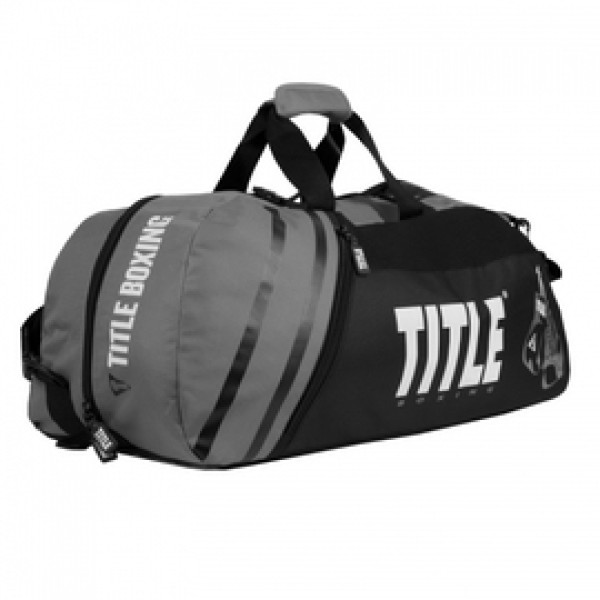 Cумка-рюкзак TITLE World Champion Sport Bag/Back Pack 2.0 Black Grey