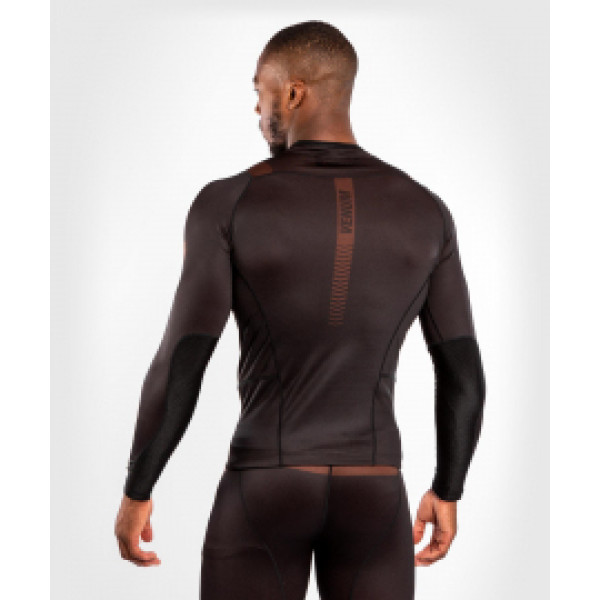 Рашгард Venum Nogi 3.0 Long Sleeves Rashguard Black Brown