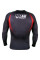 Рашгард Venum No Gi IBJJF Approved Rash Guard Black Red