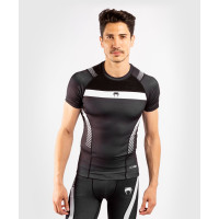 Рашгард с коротким рукавом Venum Nogi 3.0 Short Sleeves Rashguard Black White