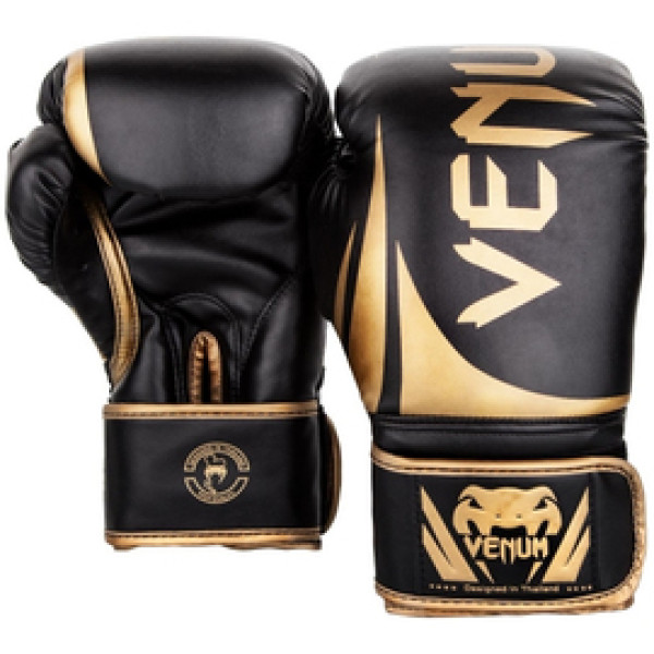 Боксерские перчатки Venum Challenger 2.0 Boxing Gloves Black Gold