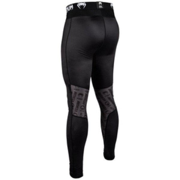 Компрессионные штаны Venum Logos Spat Black
