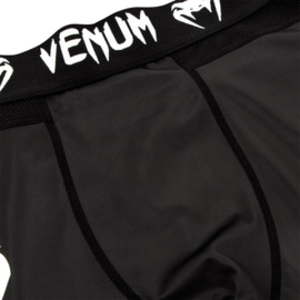 Компрессионные штаны Venum Logos Spat Black