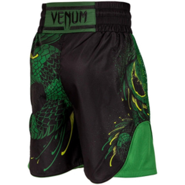Шорты для бокса Venum Green Viper Boxing Shorts Black Green