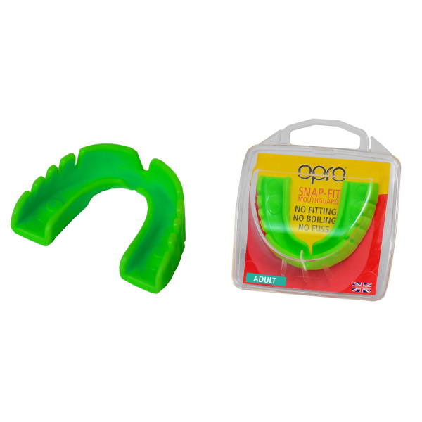 Капа боксерська OPRO Snap-Fit Neon Green (art.002139003)