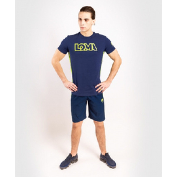 Футболка Venum Origins T-shirt Loma Edition Blue Yellow