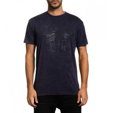 Футболка Affliction Speed Crew SS Tee Purple Lava Wash