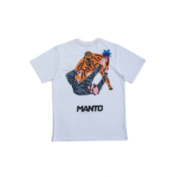 Футболка MANTO T-shirt BJJ Gym 2.0 White