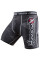 Компрессионные шорты Hayabusa Metaru 47 Silver Compression Shorts Black