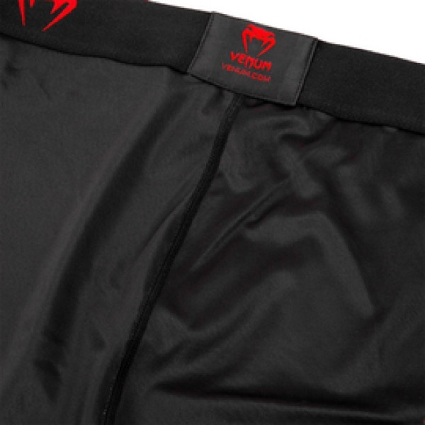 Компрессионные штаны Venum Signature Spats Black Red